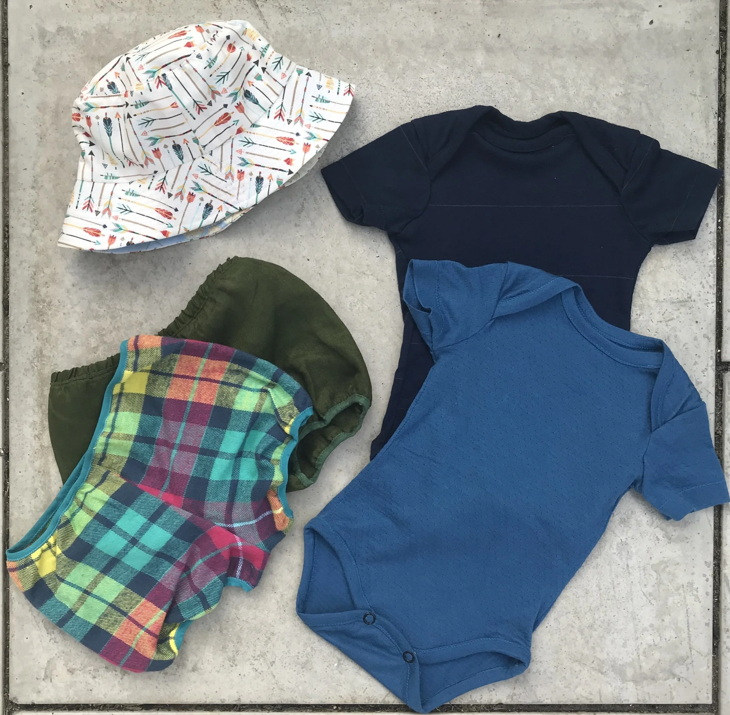 Homemade baby clothes hot sale